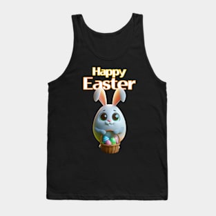 Bunny Chick In Easter Day Tank Top